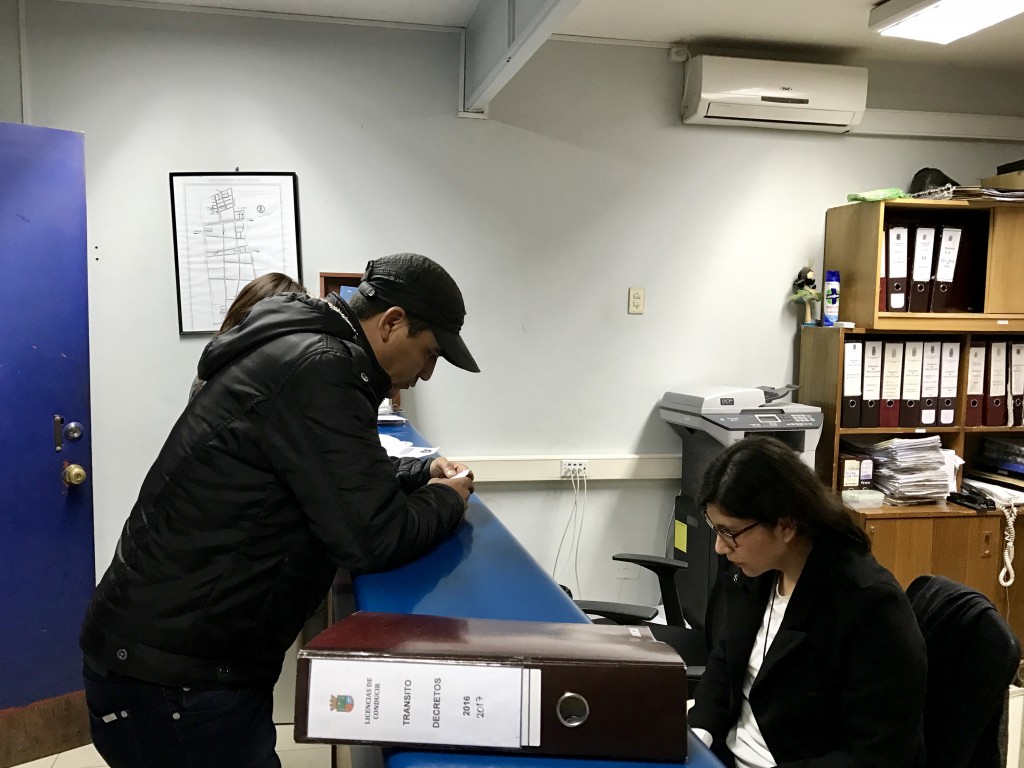 FOTO OFICINA DIRECCIÓN DE TRÁNSITO DE PUTAENDO