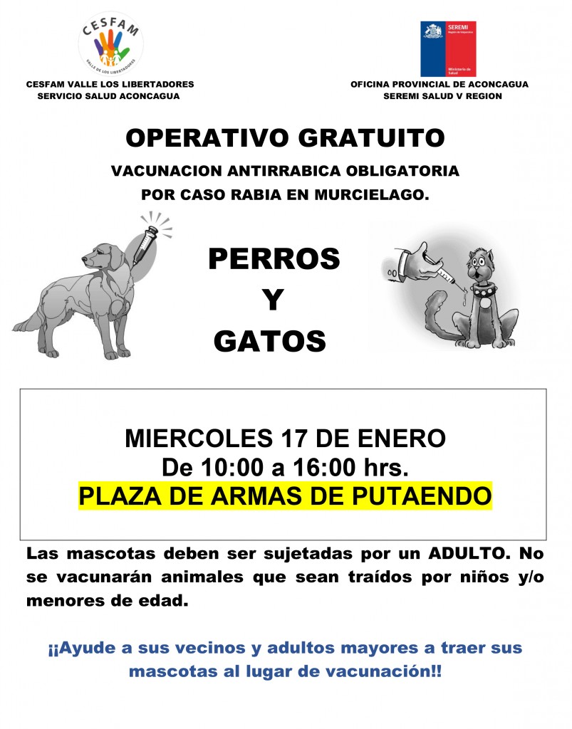 VACUNACIÓN ANTIRRÀBICA DE MASCOTAS