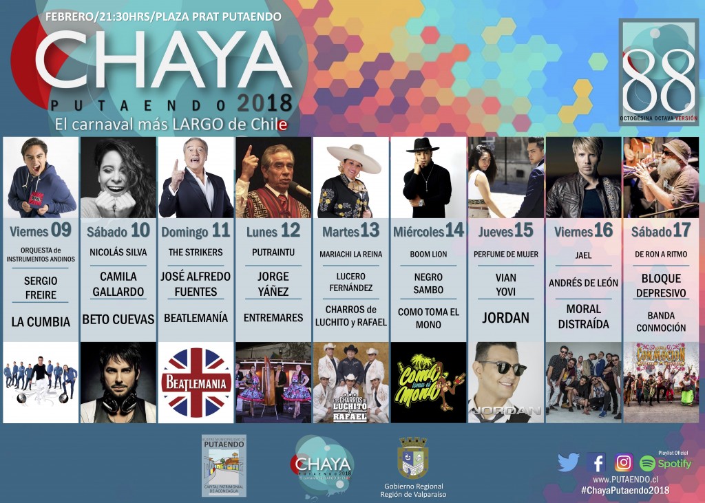 PROGRAMACIÓN CHAYA 2018