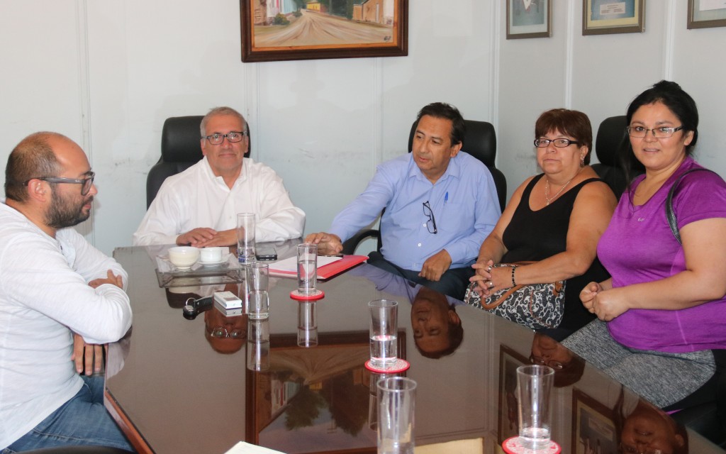 Autoridades y vecinos Comité Valle de Putaendo