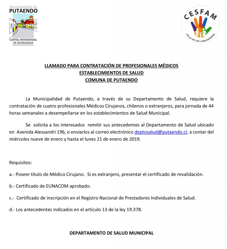 AVISO PUBLICITARIO CESFAM 2019 LISTO
