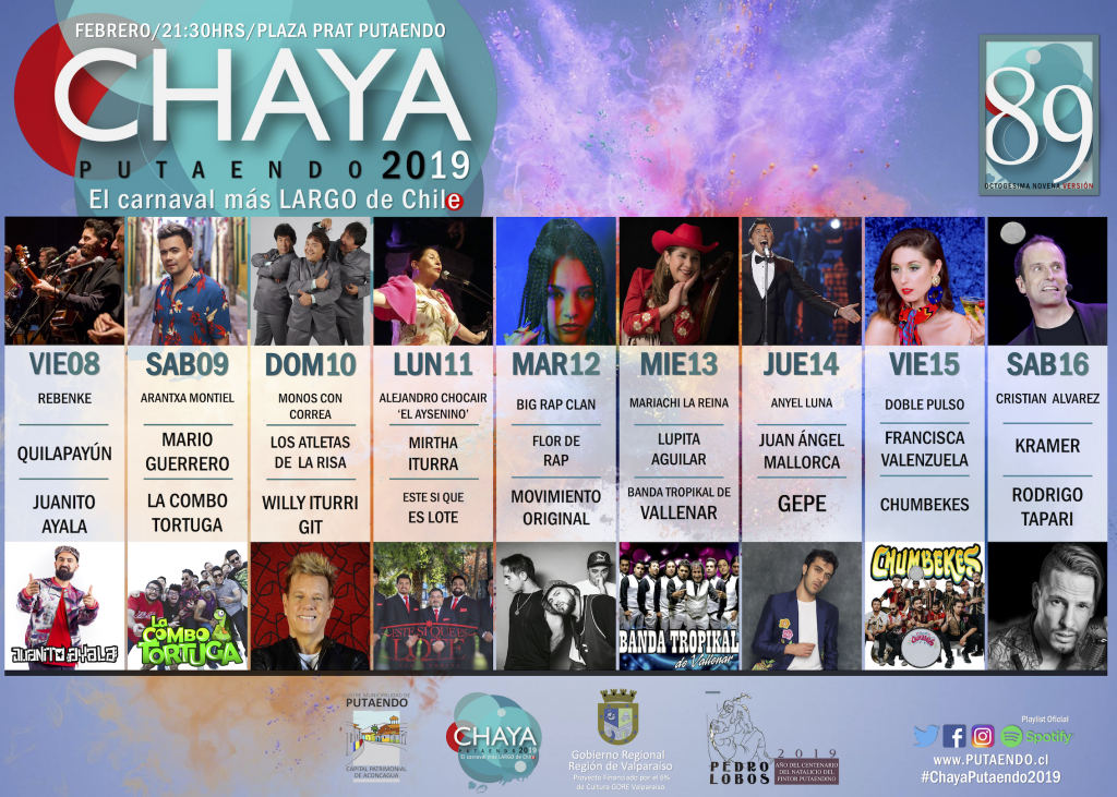 PROGRAMACIÓN FINAL CHAYA 2019