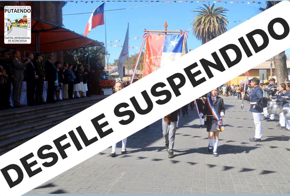 DESFILE SUSPENDIDO